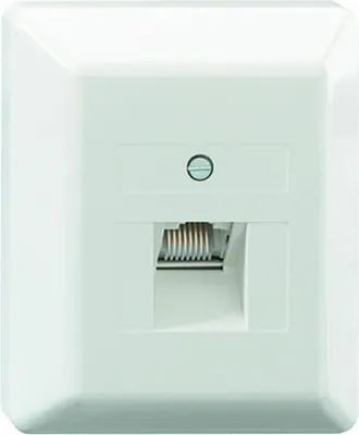 Productafbeelding van Verbindingsdoos UAE 8 (8) opbouwmontage rw - RJ45 8 (8) Data-uitgang Cat.3 wit UAE 8(8) Ap rw