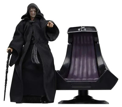 Produktbild von Star Wars The Black Series Imperator Palpatine & Thron, 4 Jahr(e), Acrylnitril-Butadien-Styrol (ABS), Nylon, Polypropylen (PP), Polyvinylchlorid (PVC)