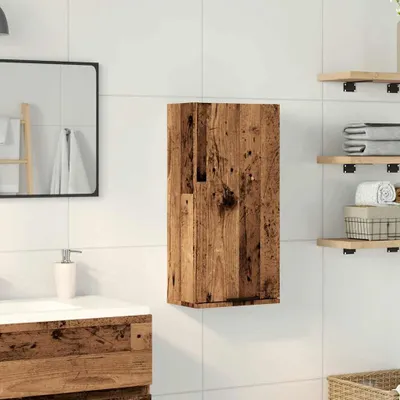 Image de vidaXL Armoire de salle de bain murale imitation vieux bois 32x20x67 cm
