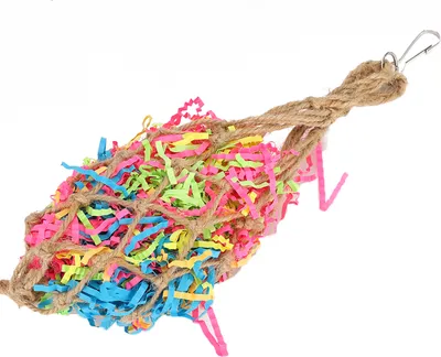 Image de Papageien Papier Mesh Tasche,Papageien geschreddert Papier Tasche,Vogel Kauspielzeug,Papageien geschreddert Papier kauen Tasche,Papageien Käfig Spielzeug