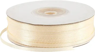 Produktbild von Creativ Company Satinband off-white 100m - Bastelmaterial Dekoration