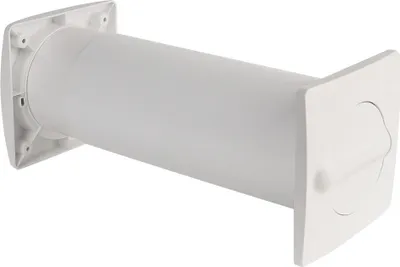 Produktbild von Air-Circle AEROBOY elektronischer Mauerkasten System Ø 100 aus Kunststoff mit automatischer Verschlussklappe