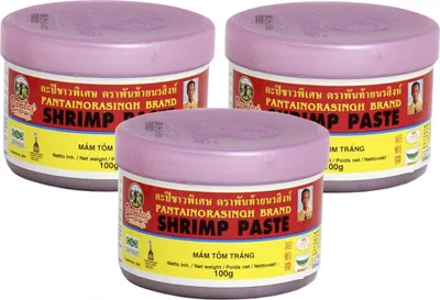Produktbild von 3er Pack PANTAI Garnelenpaste (3x 100g) | Garnele Paste | Shrimp Paste