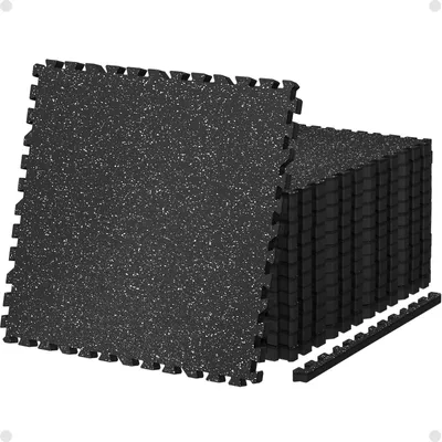 Image de Ensemble de 12 tapis d'entraînement pour salle de sport à domicile