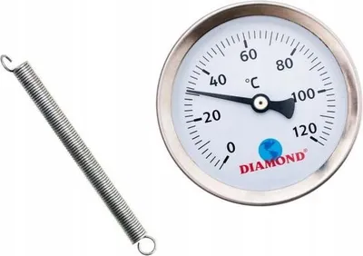 Produktbild von Bimetall-Kontaktthermometer 63 Mm 0-120°C