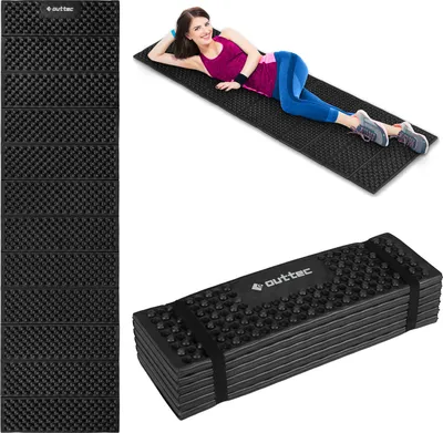 Obrázok produktu pre Outtec® skladacia karimatka na spanie, turistická karimatka, karimatka do stanu, karimatka na spanie - 180x57x1 cm - pre outdoor, stan, kempovanie, turistiku, piknik, prežitie