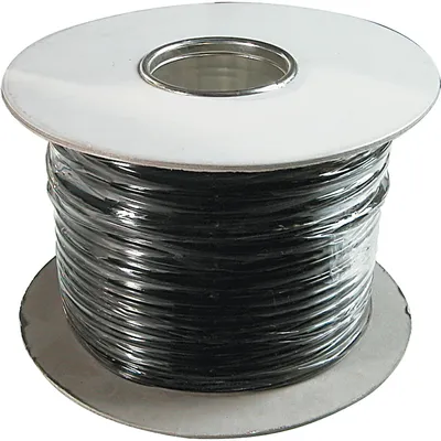 Image de DIGITUS Telefonkabel Flachband, 4-adrig, 100m, AWG 26, sw
