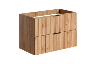Zdjęcie produktu dla Szafka łazienkowa 80cm z 2 szufladami - elegancki mebel do łazienki