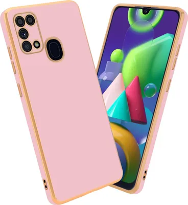 Image de Cadorabo Housse de protection pour Samsung Galaxy M31 Housse en rose Housse pour téléphone portable TPU Silicone Protection pour appareil photo Etui Case