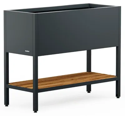 Obrázok produktu pre Herstera Deco Grow Table, Vysadzovač, Voľne stojace, Kov, Antracit, Obdĺžnik, Vnútorná / vonkajšia