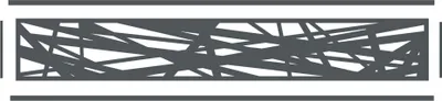 Produktbild von Fiberdeck BOSTON Dekogitter Hera horizontal 300x1750x2 mm RAL7016