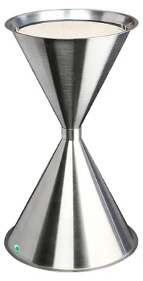 Produktbild von Klassischer Standascher für Innen- & Außenbereich | HxBxT 73x40x40cm | Edelstahl