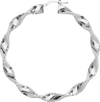 Image de Boucles d'Oreilles Femme Argent fin 925 - 50mm; TRS17696MM50