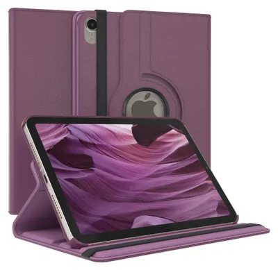 Produktbild von EAZY CASE - Tablet Hülle für Apple iPad Mini 6 (2021) Schutzhülle, Tablet Case 360° drehbar in Violett