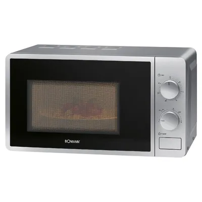 Produktbild von Bomann MW 6014 CB - Arbeitsplatte - Solo-Mikrowelle - 20 l - 700 W - Drehregler - Silber