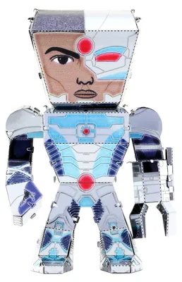 Produktbild von METAL EARTH 3D-Rätsel Justice League: Cyborg-Figur