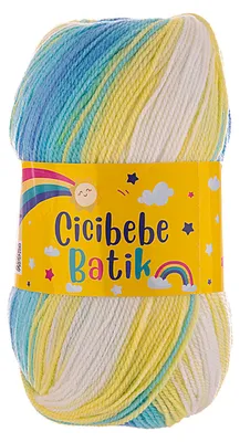 100g Farbverlaufsgarn Cicibebe Batik 08 Lagune