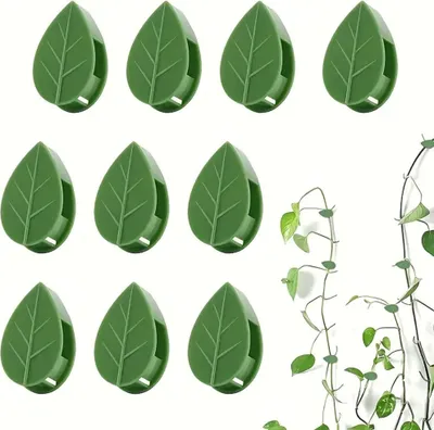 Obrázok produktu pre Držiak na rastliny na stenu, klipy na rastliny na stenu držiak na rastliny na stenu držiak na rastliny na stenu pre popínavé rastliny - LEAFCLIP