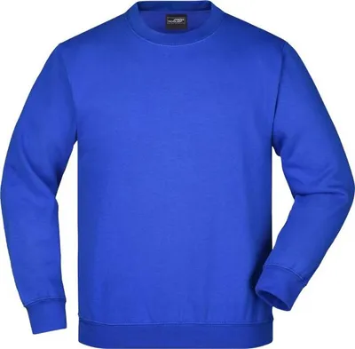 Produktbild von James & Nicholson Sweatshirt Round Sweat Heavy Junior, Gr. M,royal