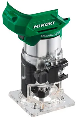 Produktbild von HiKOKI Akku-Kantenfräse 18 V Brushless, Spannzangen-Wechselfutter 6 und 8 mm, incl. Zubehör, Koffer