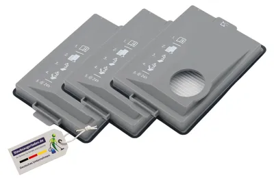 Produktbild von 3 hochwertige Filter, Feinstaubfilter passend für Miele Boost CX1 Serie
