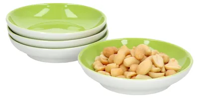 Produktbild von 4er Set Doppio Schalen flach Ø 10cm Grün Snack-Schüssel Dessert-Bowl Ritzenhoff