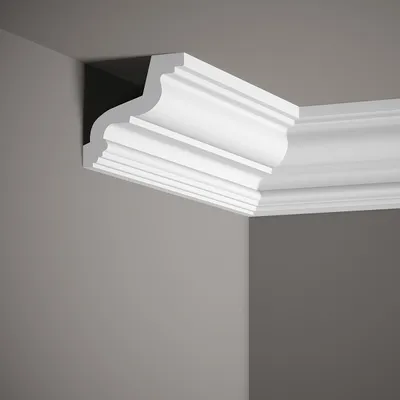 Produktbild von Mardom Deckenleiste MDB118 Profoam 100 x 97 x 2000 mm Weiß Stuckleiste extravagant