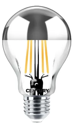 Produktbild von Century Filament Led Incanto Chiara Pear Silver Dome A60 11W E27 2700K