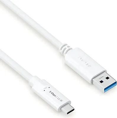 Obrázok produktu pre PureLink IS2600-020, 2 m, USB C, USB A, USB 3.2 Gen 1 (3.1 Gen 1), Biela