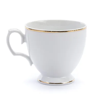 Obrázek produktu pro Filiżanka porcelanowa ze złotym wzorem 220 ml