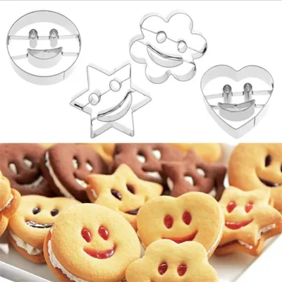 Obrázok produktu pre Vykrajovačka na sušienky Smiley 4 ks