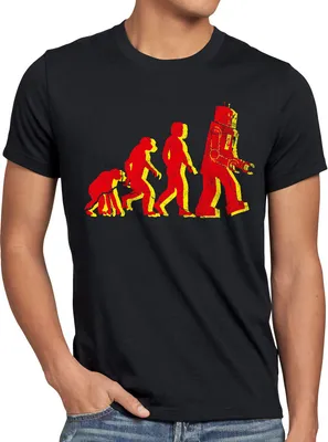 Produktbild von style3 Roboter Evolution Herren T-Shirt sheldon