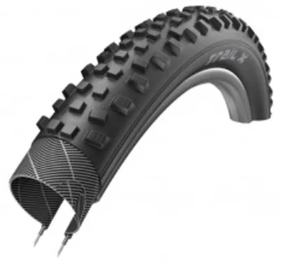 Produktbild von XLC TrailX VT-C06 Fahrradreifen Mountainbike 26 x 2,25 Zoll Fahrradmantel MTB Drahtreifen Fahrrad Reifen 57-559 Fahraddecke, Farbe:schwarz, Reifengrößen:26 x 2.25