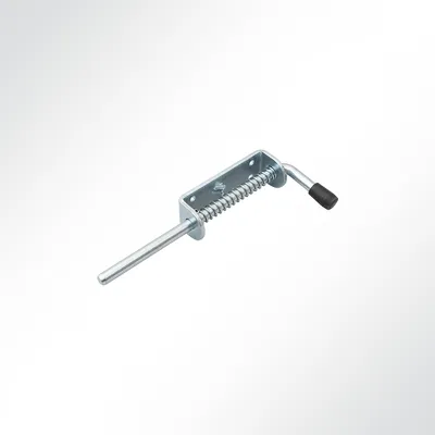 Produktbild von LYSEL® Torriegel Türriegel Federriegel Bolzen Bolzenriegel Feststeller Ø12mm verzinkt VE 10 Stück