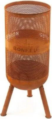 Zdjęcie produktu dla Piece ogrodowe BonFeu BONVES 34 Corten - Ø 34 cm x wys. 85 cm