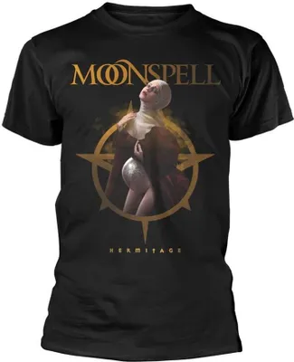 Image de Moonspell - T-shirt "Hermitage" pour homme/femme unie PH2217 (S) (Noir)