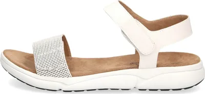 Produktbild von Caprice Damen Echtleder Sandale white comb., Damen:37 EU