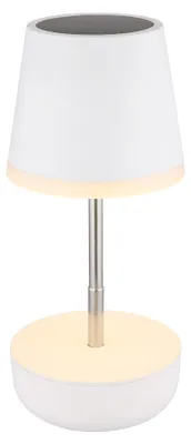 Image de Lampe de table LED, solaire, hauteur réglable, IP44, blanc, H 25 cm