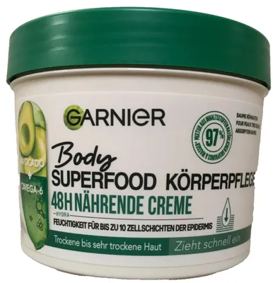 Produktbild von Garnier Body Superfood Creme Avocado 380ml