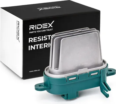 Produktbild von RIDEX 2975R0004 Gebläsewiderstand für VW Transporter V Bus (7HB, 7HJ, 7EB, 7EJ, 7EF, 7EG, 7HF, 7EC) Innenraumgebläse