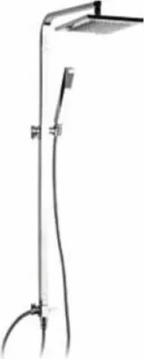 Produktbild von Demm Duschsystem Set mit Handbrause und eckigem Brausekopf 25 x 15 x 145 x 1.C x 1.C 15802, 61451.C