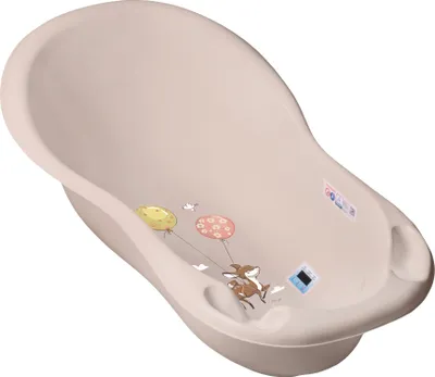 Produktbild von Anatomische badewanne 102 cm beige hirsch