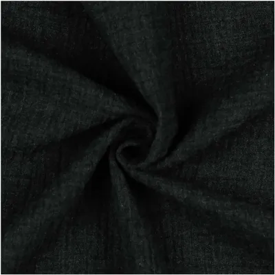 Musselin-Stoff meliert ab 50x136cm uni Oeko-Tex Double Gauze Windeltuch Mulltuch Baumwolle anthrazit