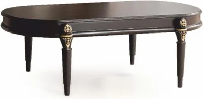 Immagine prodotto di Casa Padrino Tavolino barocco marrone scuro / oro 128 cm - Mobili barocchi