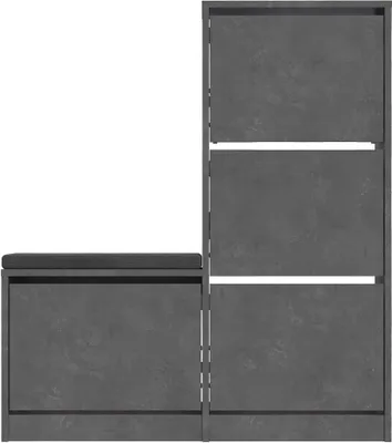 Immagine prodotto di Skye Decor, Dude - Grigio, scarpiera, grigio, 105 x 118,5 x 26 cm