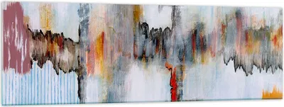 Produktbild von Bilder auf glas - Abstraktion modern - 160x50cm - Glasbilder - Wandbilder - Kunstdruck - zum Aufhängen bereit - Wanddekoration aus Glas - Glas Bilder - Wandbild auf Glas - Einteilig - GAB160x50-3676
