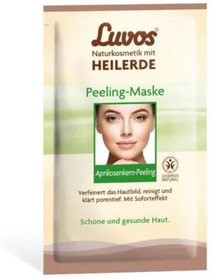 Productafbeelding van Luvos Crememasker peeling 2 x 7.5ml (15 ml)