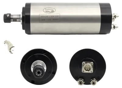 Produktbild von CNC-Fräse, 1,5 kW wassergekühlter Spindelmotor, Inverter enthalten, Nur Spindel, 220V-b