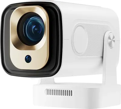 Image de Projecteur de films d'extérieur, 1080P natif & prise en charge 4K, 330 lumens ANSI, autofocus, HY310 Blanc, prise EU