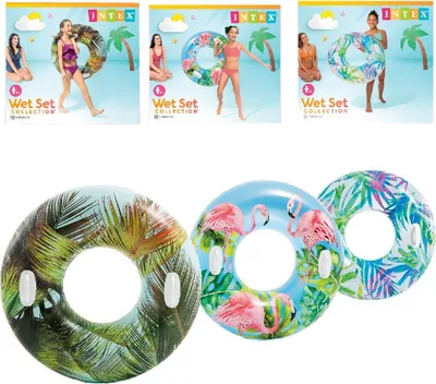 Image de Anneau gonflable Hawaii avec poignées 97 cm